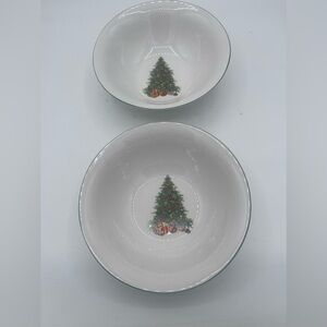 Trisa Christmas Bowls Set of Two